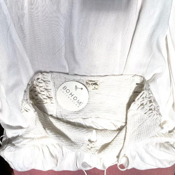 NWT Bohome white crochet cut out halter dress - Picture 8 of 12